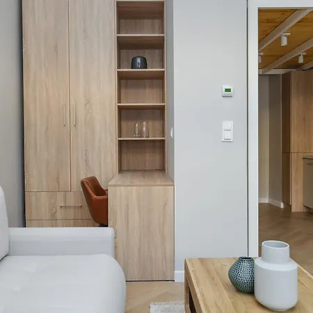Soft Linen & Wood Ap For 4 - Old Town Lägenhet Kraków